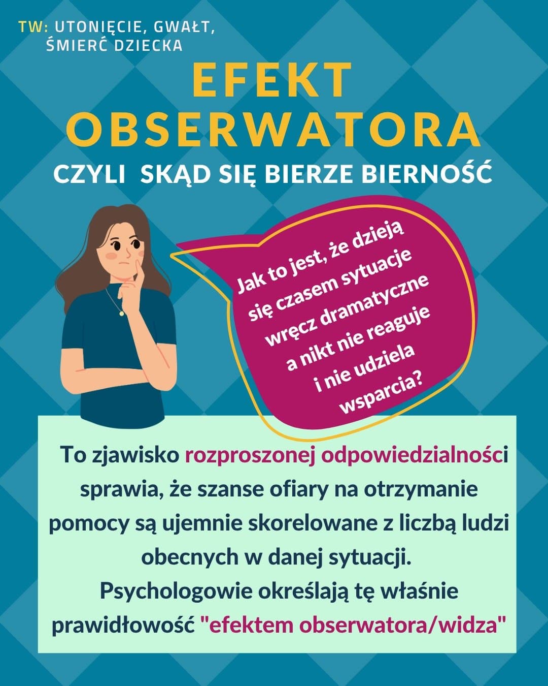 Efekt obserwatora - czyli skąd się bierze bierność?